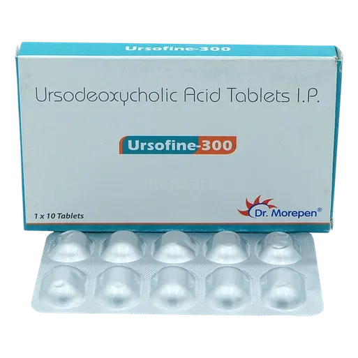 ursofine 300mg tablet 10's